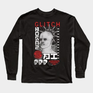 Glitch Token AI Long Sleeve T-Shirt